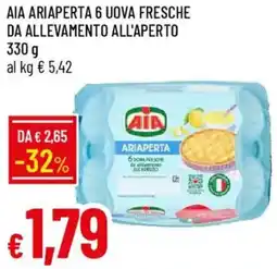 Galassia Aia ariaperta 6 uova fresche da allevamento all'aperto offerta