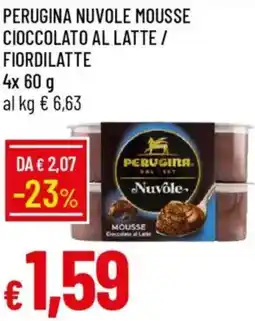Galassia Perugina nuvole mousse cioccolato al latte / fiordilatte offerta