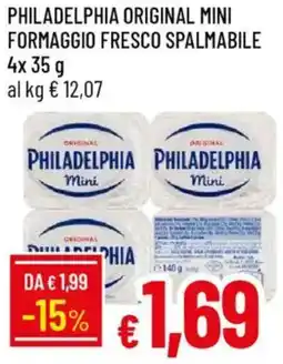 Galassia Philadelphia original mini formaggio fresco spalmabile offerta