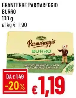 Galassia Granterre parmareggio burro offerta