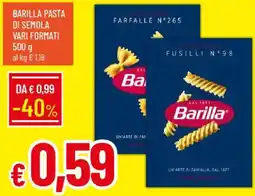 Galassia Barilla pasta di semola offerta