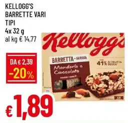 Galassia Kellogg's barrette offerta