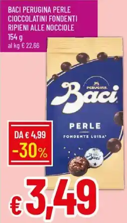 Galassia Baci perugina perle cioccolatini fondenti ripieni alle nocciole offerta