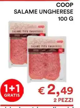 Coop COOP SALAME UNGHERESE 100 G offerta