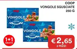 Coop COOP VONGOLE SGUSCIATE offerta