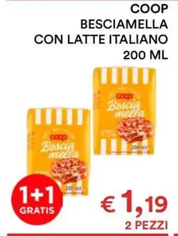 Coop COOP BESCIAMELLA CON LATTE ITALIANO offerta