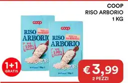 Coop COOP RISO ARBORIO 1 KG offerta