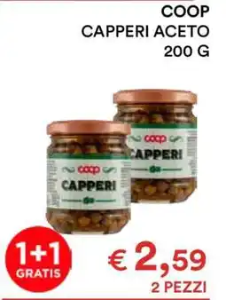 Coop COOP CAPPERI ACETO 200 G offerta