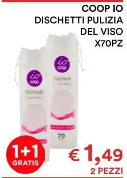 Coop COOP IO DISCHETTI PULIZIA DEL VISO X70PZ offerta