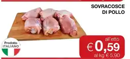 Coop Sovracosce di pollo offerta