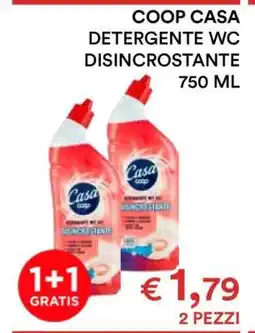 Coop COOP CASA DETERGENTE WC DISINCROSTANTE offerta