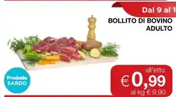 Coop BOLLITO DI BOVINO ADULTO offerta