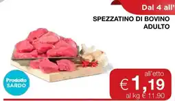 Coop Spezzatino di bovino adulto offerta