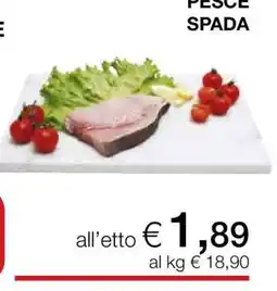 Coop Pesce Spada offerta