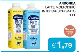 Coop ARBOREA LATTE MOLTODIPIÙ INTERO/P.SCREMATO 1 LT offerta