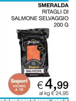 Coop SMERALDA RITAGLI DI SALMONE SELVAGGIO 200 G offerta