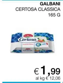 Coop GALBANI Certosa Classica offerta