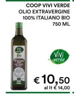 Coop COOP VIVI VERDE OLIO EXTRAVERGINE offerta