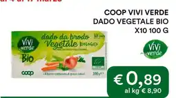 Coop COOP VIVI VERDE DADO VEGETALE BIO offerta