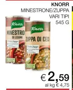 Coop Knorr Minestrone/Zuppa offerta