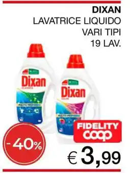Coop Dixan offerta