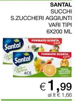 Coop SANTÀL Succhi offerta