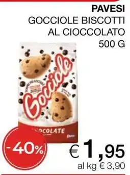 Coop PAVESI GOCCIOLE BISCOTTI AL CIOCCOLATO offerta