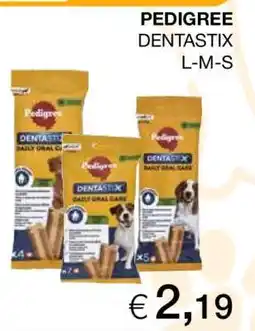 Coop PEDIGREE DENTASTIX L-M-S offerta