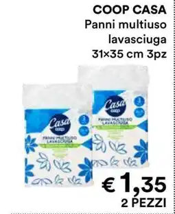 Coop COOP CASA Panni multiuso lavaciuga offerta