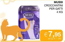 Coop MUSSI CROCCANTINI PER GATTI 4 KG offerta