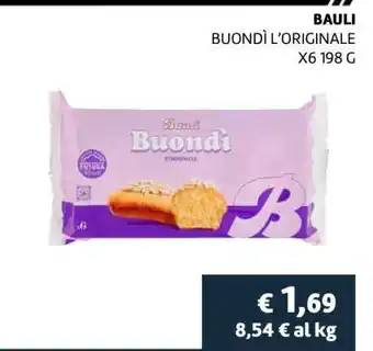Coop BAULI Buondì l'originale offerta