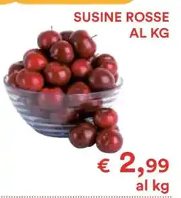 Coop Susine Rosse offerta