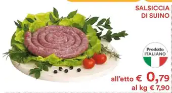 Coop Salsiccia Di Suino offerta