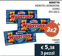 Coop BERETTA WÜRSTEL WÜBERONE SUINO offerta