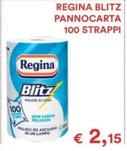 Coop REGINA BLITZ PANNOCARTA 100 STRAPPI offerta