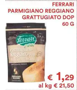 Coop FERRARI PARMIGIANO REGGIANO GRATTUGIATO DOP offerta