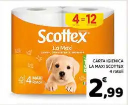 Conad Carta igienica La Maxi Scottex offerta