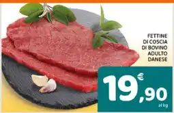 Conad Fettine di coscia di bovino adulto danese offerta