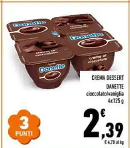 Conad CREMA DESSERT DANETTE offerta