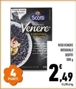 Conad RISO VENERE INTEGRALE SCOTTI offerta