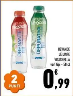 Conad BEVANDE LE LINFE VITASNELLA offerta
