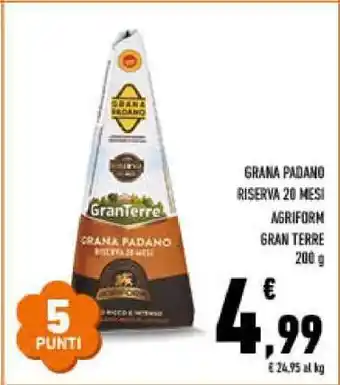 GRANA PADANO RISERVA 20 MESI