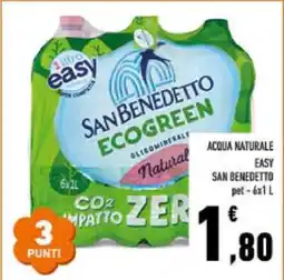 Conad ACQUA NATURALE EASY SAN BENEDETTO offerta