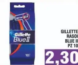 Bitar Gillette rasoi blue II offerta