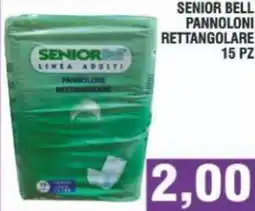 Bitar Senior bell pannoloni rettangolare offerta