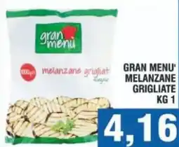 Bitar Gran menu' melanzane grigliate offerta