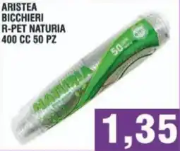 Bitar Aristea bicchieri r-pet naturia 400 cc offerta