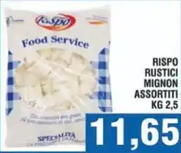 Bitar Rispo rustici mignon offerta