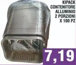 Bitar Kipack contenitore alluminio offerta