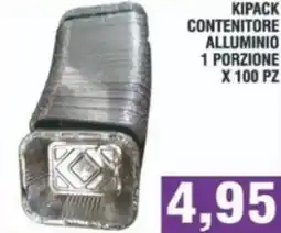 Bitar Kipack contenitore alluminio offerta